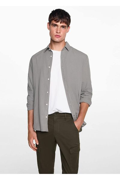 Mango Teen Cotton Cargo Pants