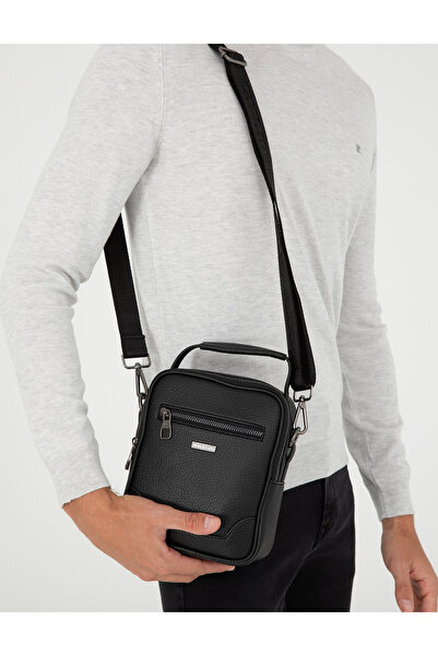 Pierre Cardin Ανδρική τσάντα μαύρης ζώνης 50296021-VR046