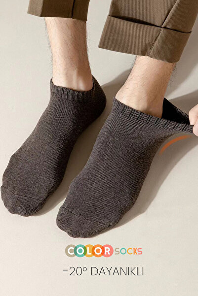 Color Socks 5'li Patik Kışlık Erkek Kalın Çorap Seti (ISI EMİCİ)