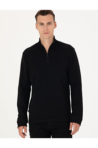 Pierre Cardin Siyah Regular Fit Sweatshirt 50275986-VR046