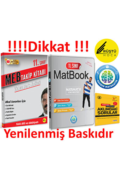 Rüştü Hoca 11. Sınıf Türk Dili ve Edebiyatı MEBTakip Kitabı & Matbook Rüştü H...