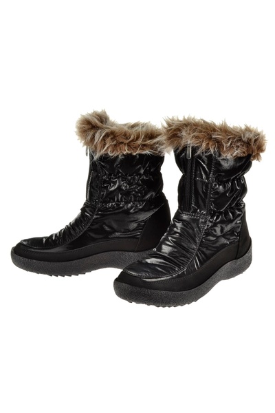 pullman Sms Kürklü Kadın Kar Botu SMS-13104 SİYAH
