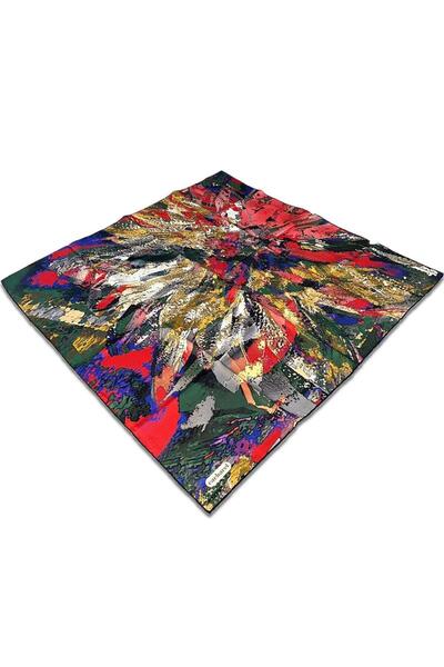 Cacharel Kırmızı Karma Desen Tivil Ipek Eşarp 8711313-911