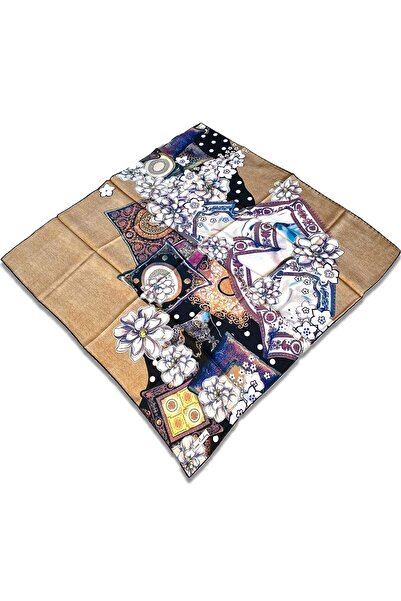 Pierre Cardin Μαύρο Μεταξωτό Φουλάρι Sura με Μικτό Σχέδιο 4210701 - 311 31316