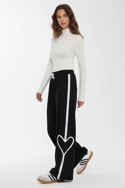 Hiccup Heart Detailed Trousers