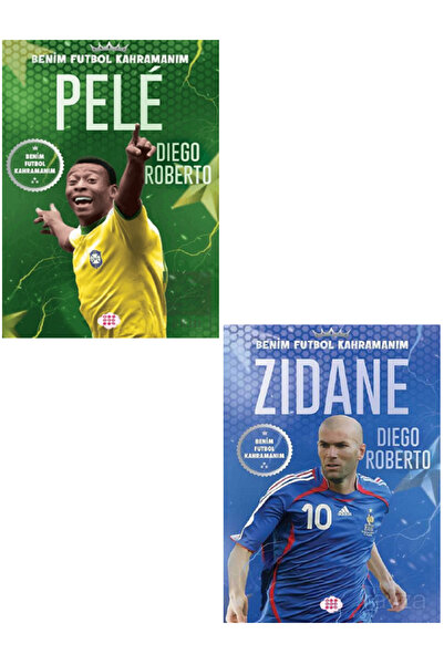 Dokuz Yayınları PELE - ZIDANE / Benim Futbol Kahramanım ( Büyük Poster - Futb...