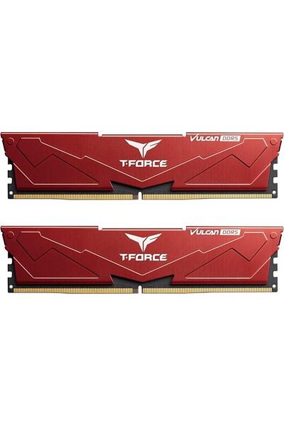 TEAM 32gb (2X 16GB) Ddr5 6400mhz Cl40 Dual Scarce PC Ram T-force Flrd532g6400hc40bdc01 Red