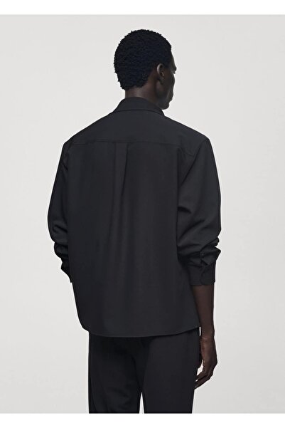 MANGO Man Regular Kesim Cepli Gömlek