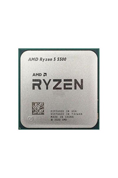 Amd RYZEN 5 5500 19MB 6çekirdekli VGA YOK AM4 65w Kutusuz+Fansız