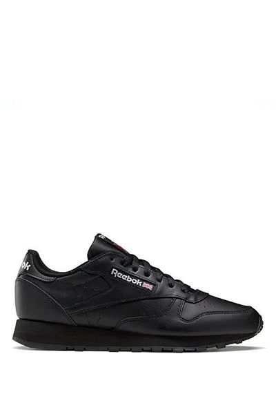Reebok Classic Leather Unisex Black Sneakers