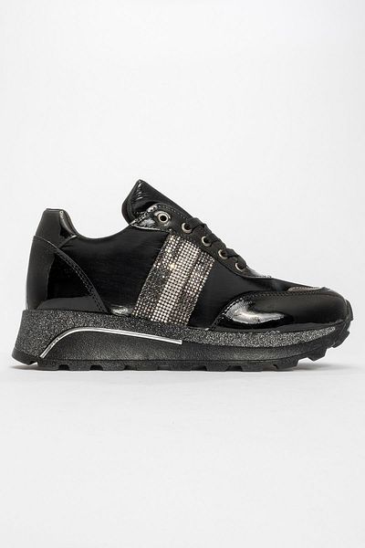 Ccway Pantofi sport de damă Black Stone - cu șireturi