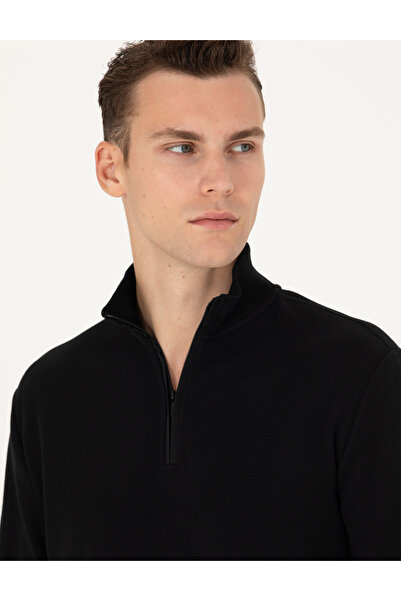 Pierre Cardin Siyah Regular Fit Sweatshirt 50275986-VR046