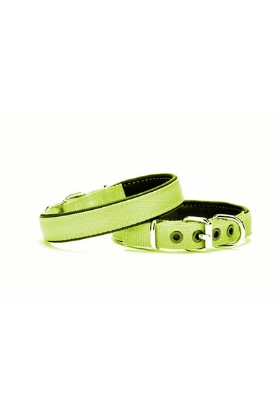 Wovna Soft Texture Dog Collar 2/45 cm Green