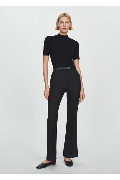 MANGO Woman Long Jumpsuit with Belt