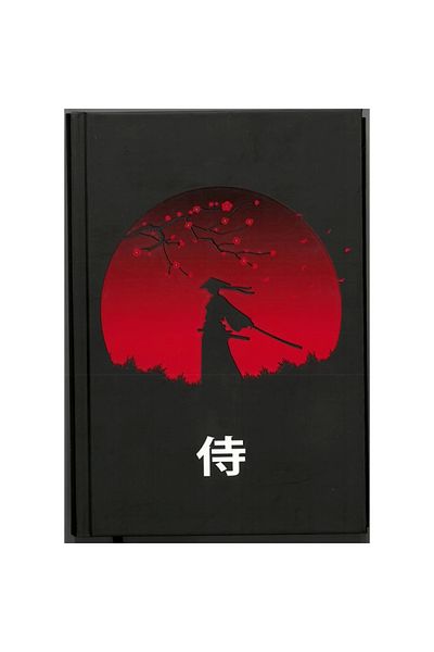 DEFFTER Japanese/ Samurai Hard Cover A5 Lined Notebook 96 Yp