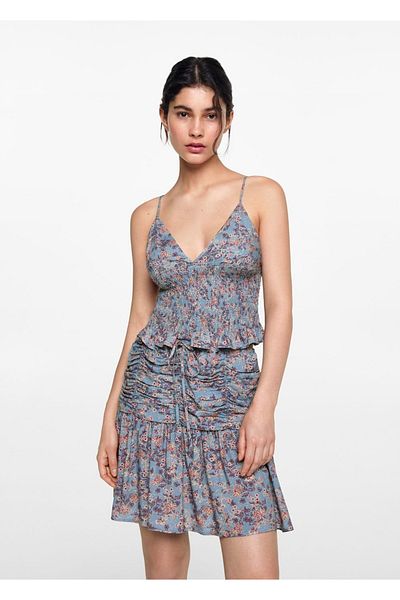 Mango Teen Fustă cu modele florale