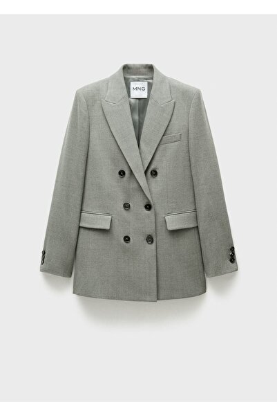 MANGO Woman Kruvaze blazer ceket