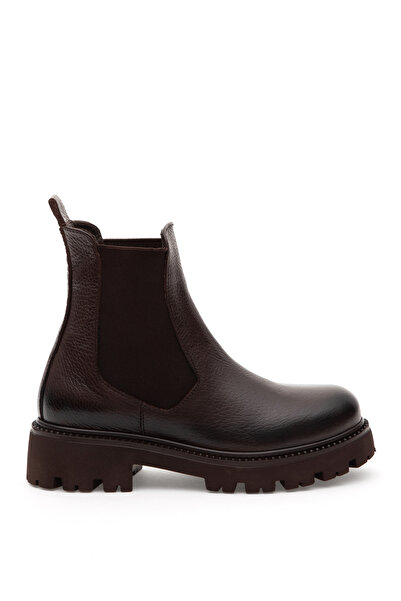 Pierre Cardin Kahverengi Deri Lastikli Bot 50300071-VR029