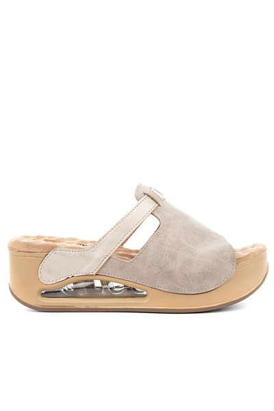 Muya Libra 31214 Anatomical Air Max Sole Women's Slippers Full Cream