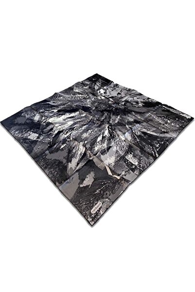 Cacharel Siyah Karma Desen Tivil Ipek Eşarp 8711313-912