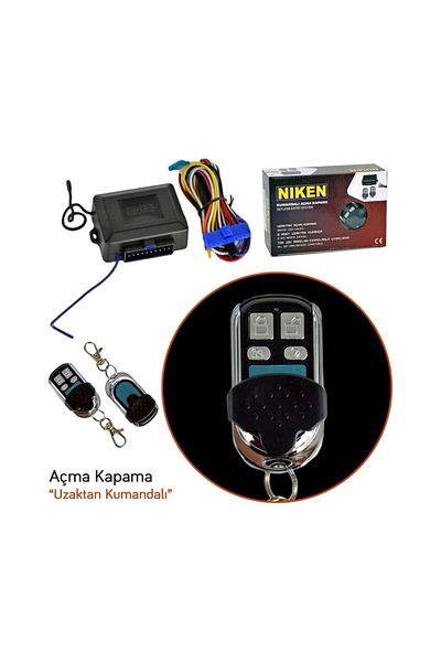 Niken On/Off Set for Remote Control Central Lock 12v (model 4) Compatible