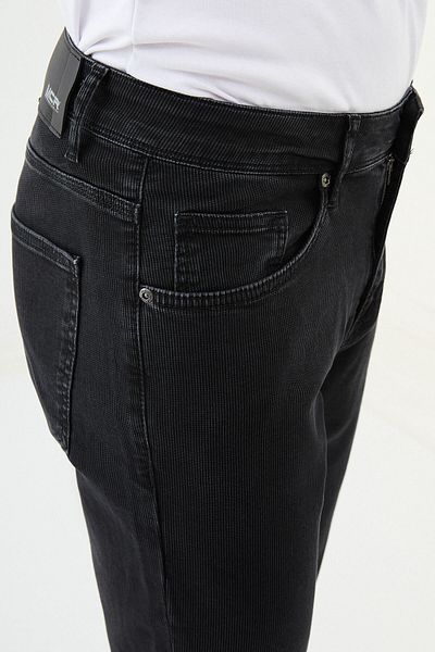 Mcr Striped Super Slim Fit Men's Jeans Black - 33012.24K