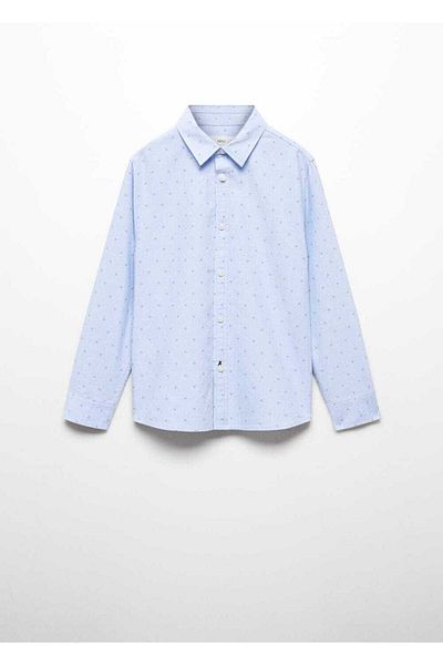 MANGO Kids Košile se vzorem Oxford