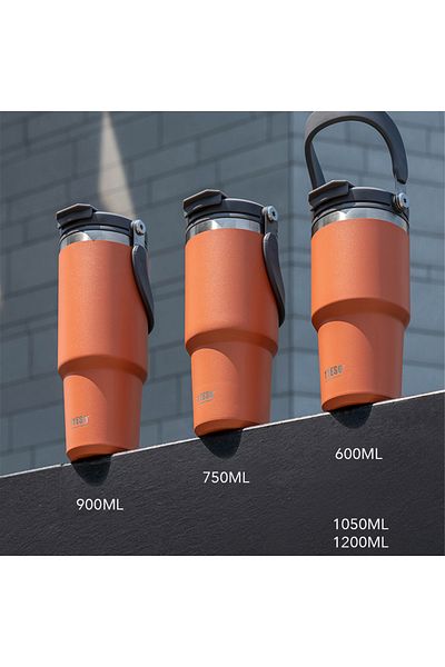 Tyeso Thermos Vacuum Stainless Steel 750 ml - Dailyneed Orange