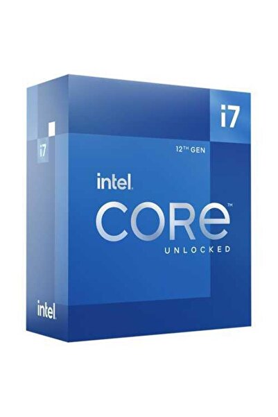 Intel Alder Lake Core TRAY i7 12700F 3.6Ghz 1700P 25Mb (65W) Novga Kutusuz İş...