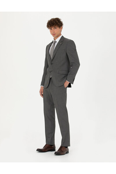 Pierre Cardin Füme Slim Fit Takım Elbise 50273455-VR058