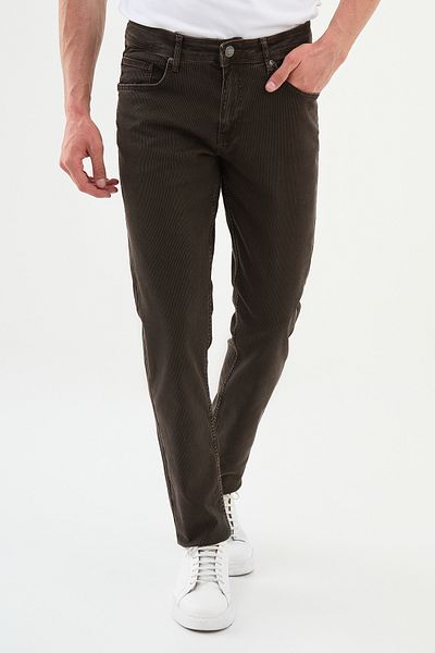 Mcr Striped Super Slim Fit Men's Jeans Brown - 33012.24K