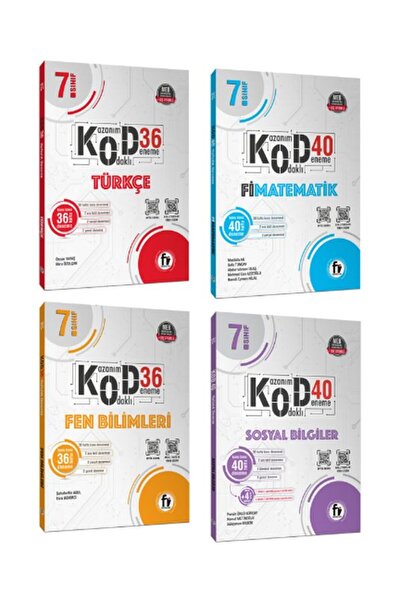 Özgün Yayınları Fi Yayınları 7.SINIF KOD  DENEME  SET - 2024 BASIM