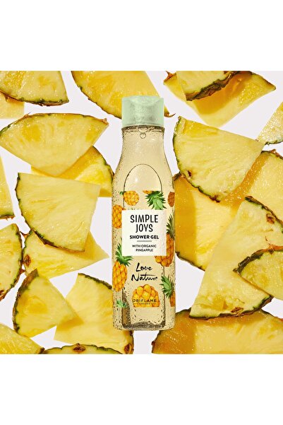 Oriflame Love Nature Simple Joys Organik Ananaslı Duş Jeli
