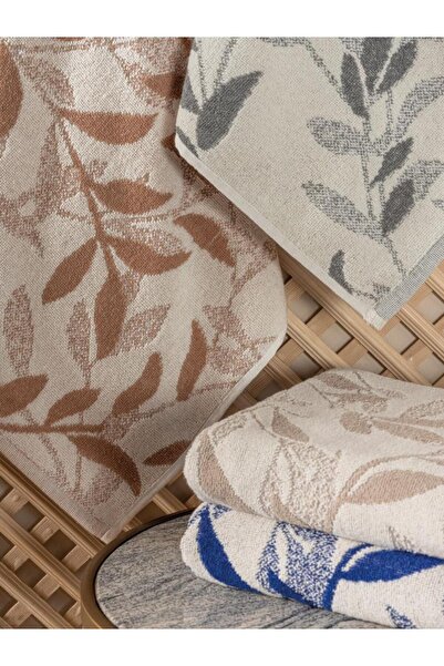 Cotton Box Jacquard 50x90 4-Piece Towel Set Scandinavian Karian