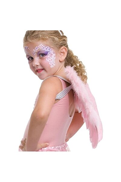 CT STONES Aripă de înger de culoare roz, dimensiune medie, 40X60 cm