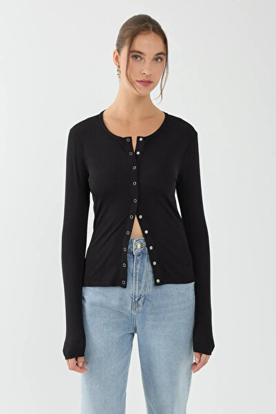 Hiccup Μακρυμάνικο μπλουζάκι με κουμπωτά