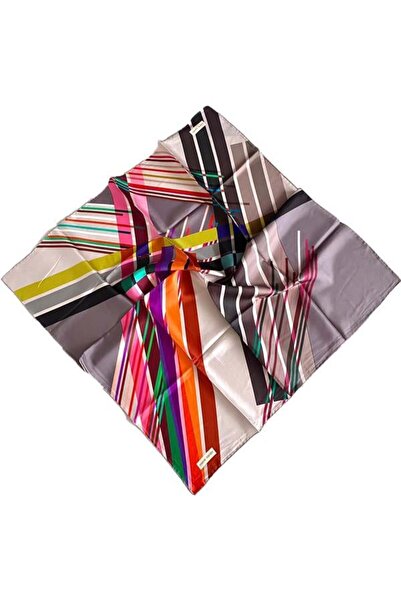 Pierre Cardin Eșarfă de mătase Tivil - Model mixt portocaliu 8832438-931-35595