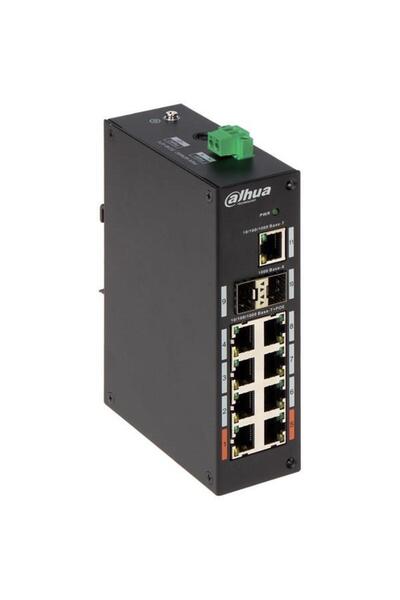 DAHUA 8port FULL PoE PFS3211-8GT-120-V2 GIGABIT Yönetilemez Endüstriyel Switch