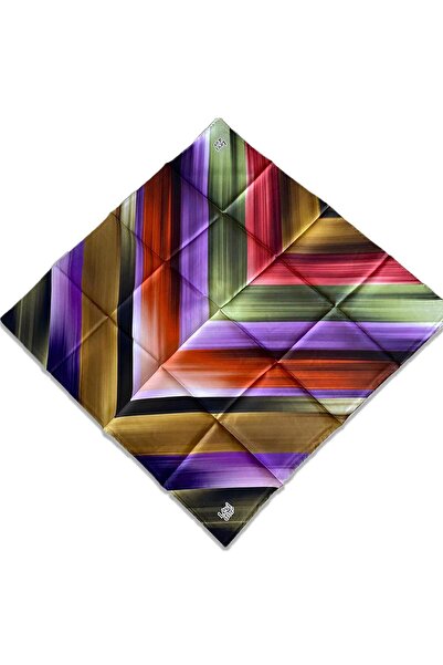 Levidor Eșarfă de mătase Tivil 35065 Motiv mixt violet