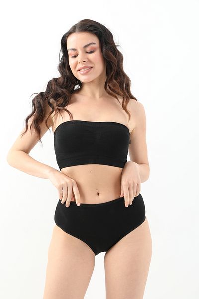 FOURAA Women's Bato High Waist Soft Colorful Seven Day Panties 7 Pack