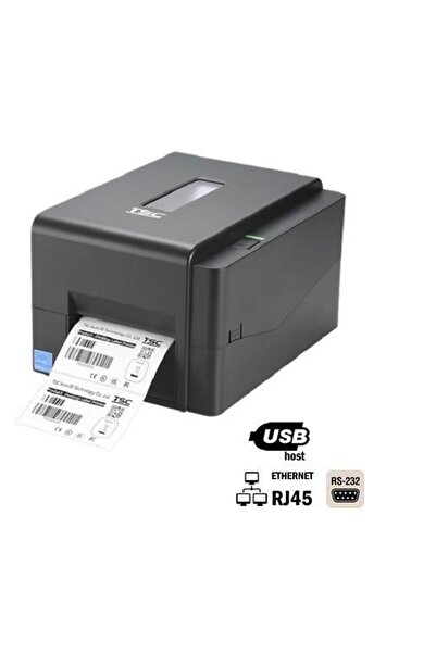 TSC 203dpi TE210 Termal,Direkt Termal USB,Seri,Ethernet Barkod Yazıcı