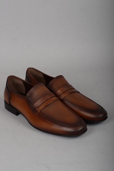 SEÇ KUNDURA SEÇ 8502 PANTOFI BĂRBAȚI PRODUCȚIE SPECIALĂ PIELE AUTENTICĂ TABA