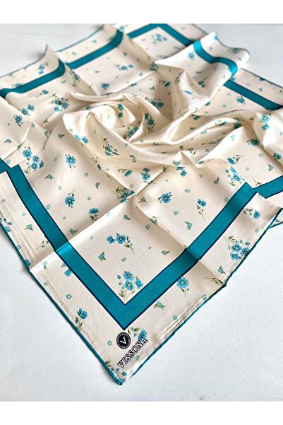 Vissona Μεταξωτό μαντήλι Tivil 60332 - 0039 Πράσινο Μπετρολ Μικτό σχέδιο