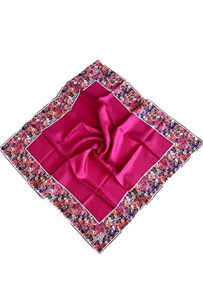 Levidor Eșarfă de mătase Tivil 35444 Model cu flori roz