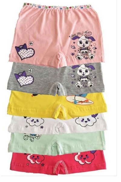 KEYAL Tutku Girl's Beige Lycra Boxers 6 Pack