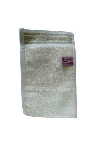 kapsulavm Silk Back and Body Pouch White 17X27