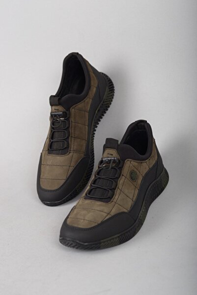 SEÇ KUNDURA KMC 0690 PANTOFI BĂRBAȚI DIN PIELE AUTENTICĂ KHAKI