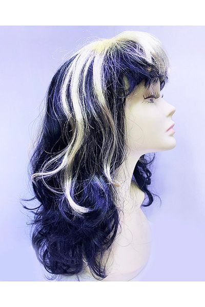 nuit dose Black Gold Color Dracula Vampire Witch Wig Party Wig