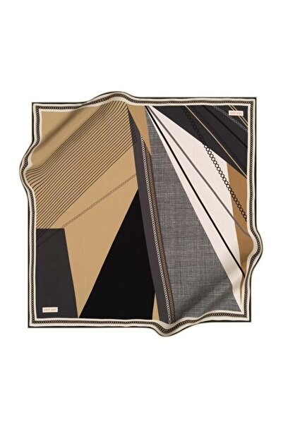 Pierre Cardin Tivil Ipek Eşarp 8820438-961-35608 Siyah Karışık Desen