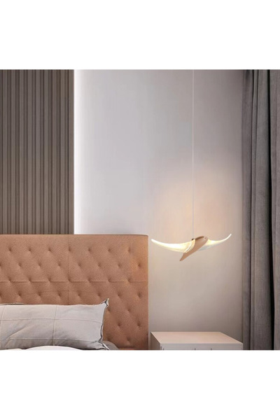 ZR AYDİNLATMA Gold Tekli Kuş Sarkıt, 3000K, Yatak Başı,banyo,sarkıt,lamba
